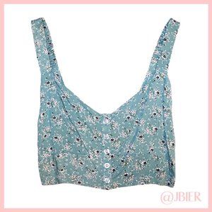 Run Cinta Run Floral Crop Top